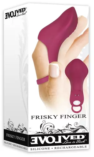 Vibrierende Fingerhülle Frisky Finger 9 Vibrationen Rosa – 2/6