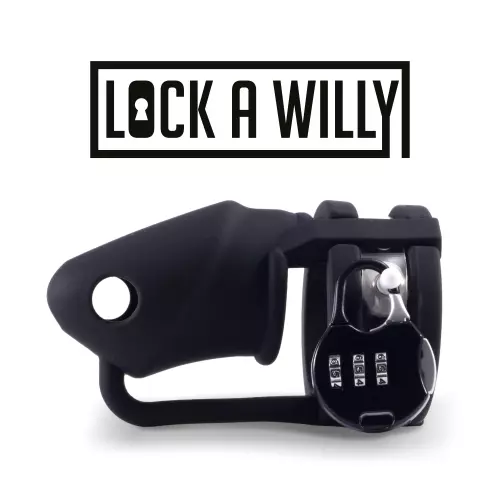 Keuschheitskäfig Lock A Willy 11 x 3cm Schwarz – 1/6