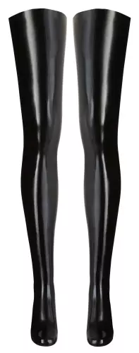 Latex-Strümpfe Schwarz – 4/4