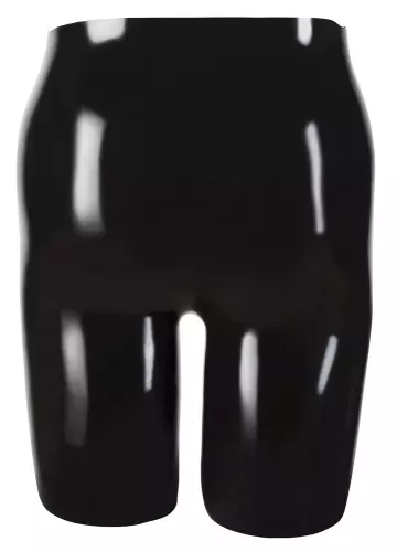 Radsport-Shorts aus Latex mit Penisschutz – 4/4
