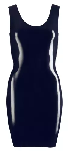 Wetlook-Latex-Kleid Irina - Schwarz – 5/5