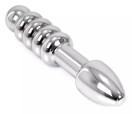 Doppelter Metall-Plug Rounded 17 x 3,5 cm – 1/4