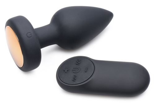 Light Up Vibrating Plug Small 7.5 x 3.5 cm