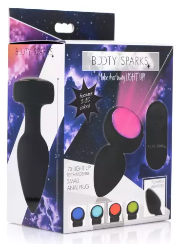 Leuchtender Plug Vibrant Light Up Small 7,5 x 3,5 cm – 2/19