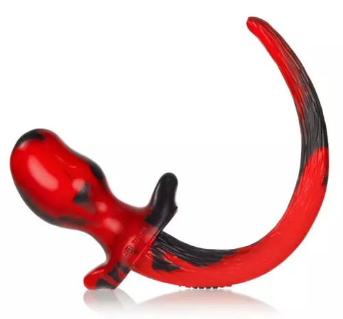 Plug Hundesschwanz Pug Rot 8,5 x 4,4 cm – 2/5