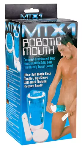 Automatischer Masturbator MTX1 Ice Blue Mundöffnung – 2/6