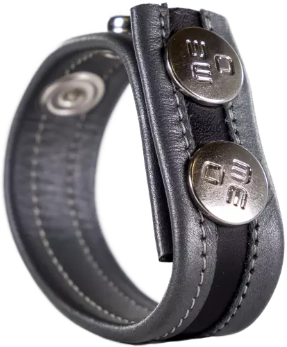 Cockring Druckknopf Hanky Grau – 1/3