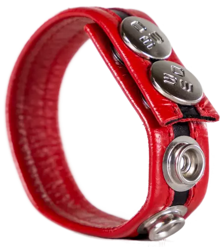 Cockring Druckknopf Hanky Rot – 1/3
