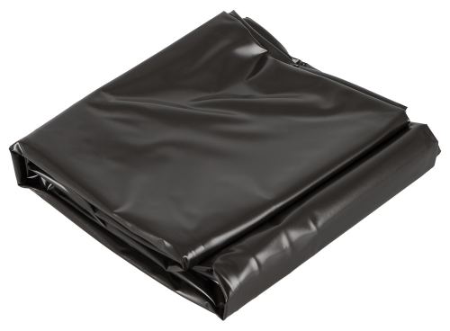 Vinyl tarpaulin Fetish Lack 200 x 230 cm Black