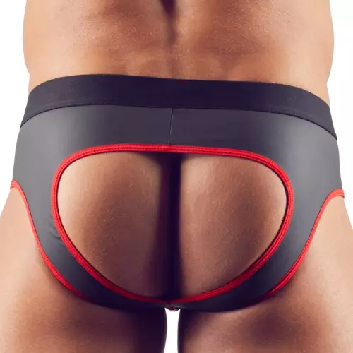 Jockstrap Joy Zip Schwarz-Rot – 2/5