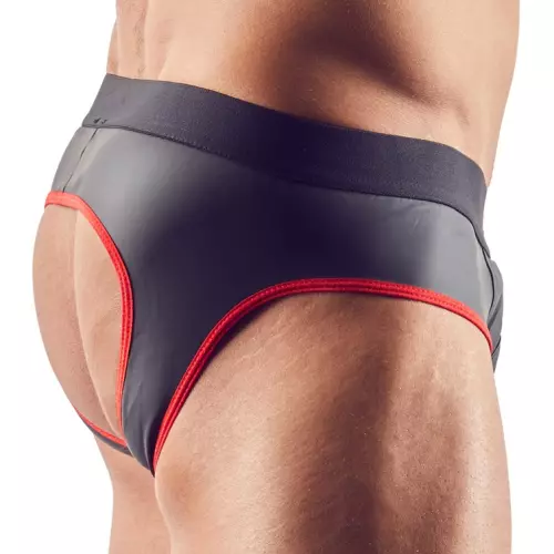 Jockstrap Joy Zip Schwarz-Rot – 3/5