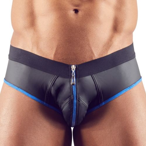 Jockstrap Joy Zip Black-Blue