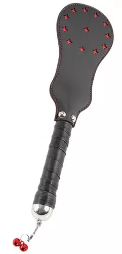 Paddle aus Kunstleder Star schwarz-rot 35cm – 6/7