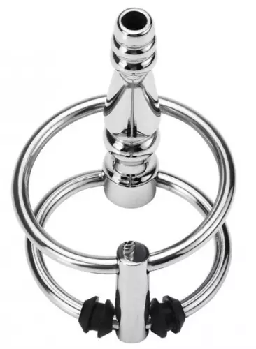 Durchbohrter Harnröhren-Plug Ribbed Ringo 4cm - Durchmesser 10mm – 2/5
