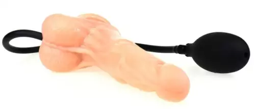 Inflatable Dildo Inflat 14 x 4.5cm Flesh – 3/4