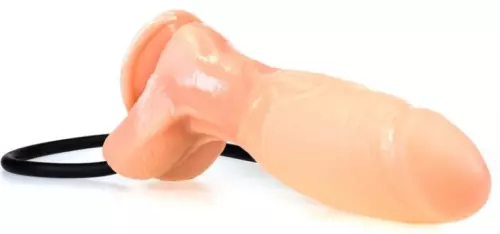 Inflatable Dildo Inflat 14 x 4.5cm Flesh – 4/4