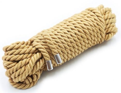 Golden cotton rope 5m