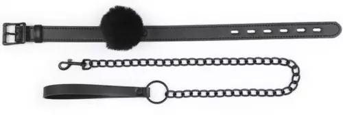 Halsband und Leine Ball Top Schwarz – 5/5