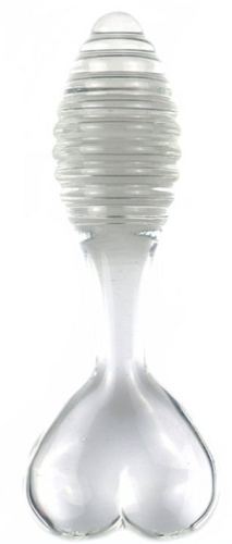 Butt Plug aus Glas Raket 9 x 3 cm