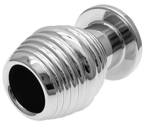 Tunnel-Plug aus Metall Thread Hollow S 6 x 4 cm – 2/5