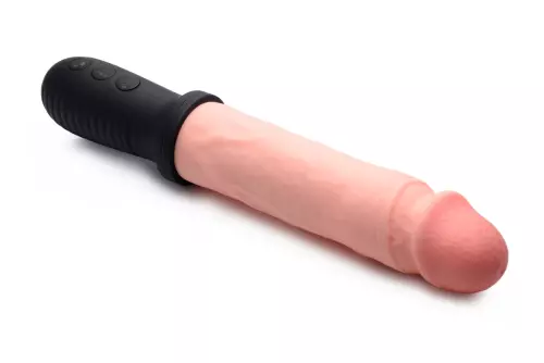 Dildo with Handle and Auto Pounder Thrust 17 x 4 cm – 4/11