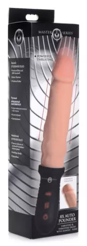 Dildo with Handle and Auto Pounder Thrust 17 x 4 cm – 11/11