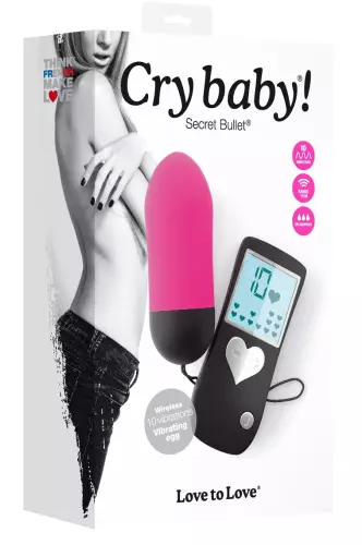Ei-Vibrator kabellos Cry Baby 7,5 x 3 cm Rosa – 2/5