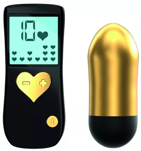 Vibrationsei kabellos Cry Baby 7,5 x 3 cm Gold – 1/4
