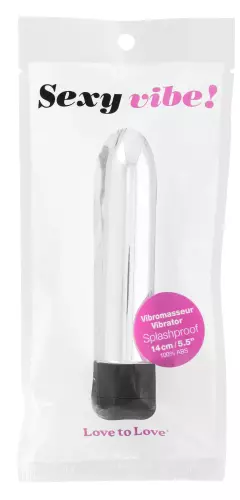 Vibrator Sexy Vibe 13 x 2,5 cm Silber – 2/2