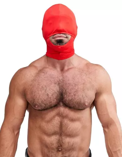 Maske aus Lycra Mister B Rot – 1/5