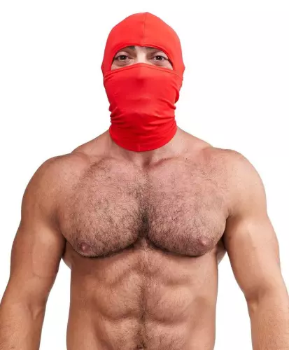 Maske aus Lycra Mister B Rot – 2/5