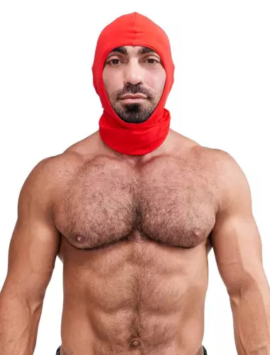 Maske aus Lycra Mister B Rot – 3/5