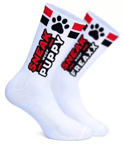 Socken Sneak Woof Puppy Rot – 6/7
