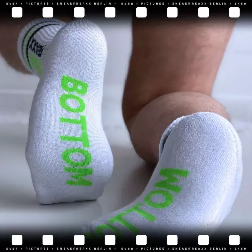 Socken Socken Neon Bottom Grün – 4/9