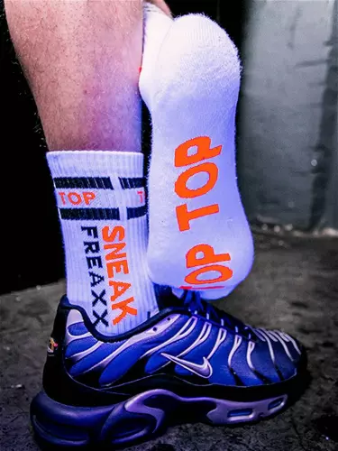 Socken Socken Neon Top Orange – 7/9