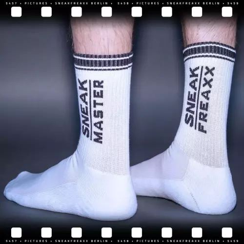 Socken SNEAK MASTER Weiß-Schwarz – 5/13