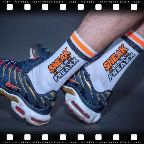 Socken Sneak Berlin Proll Schwarz-Orange – 5/7