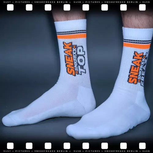 Socken Sneak Berlin Top Schwarz-Orange – 3/6