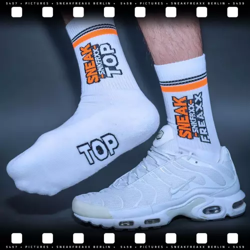 Socken Sneak Berlin Top Schwarz-Orange – 4/6