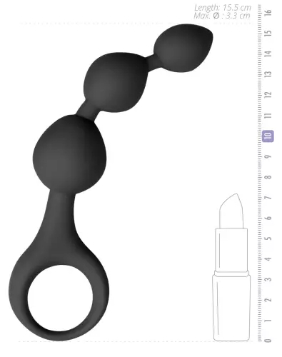 Analperlenkette Triple Teaser 11 x 3 cm – 5/5