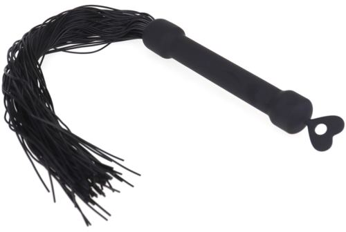 Flirtpeitsche aus Silikon 48 Riemen
