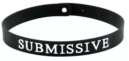 Halsband aus Silikon Submissive – 1/8