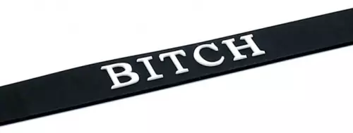 Halsband aus Silikon Bitch – 4/8
