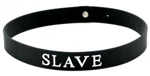 Halsband aus Silikon Slave
