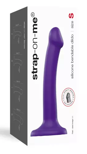 Strap-On-Me Bendable Dildo S 15 x 3.5 cm Purple – 2/3