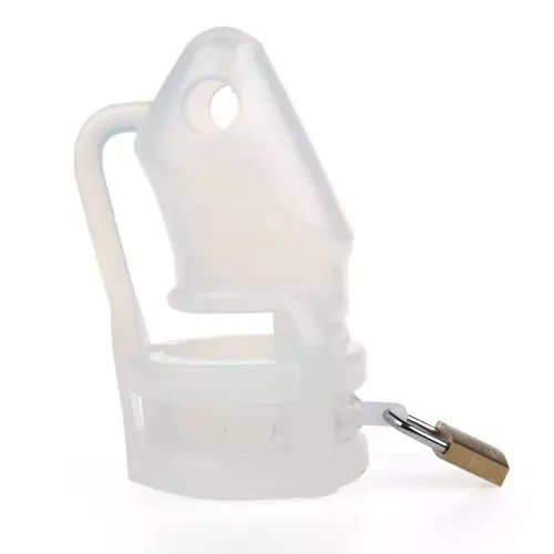 Keuschheitskäfig Silikon Clear – 2/11