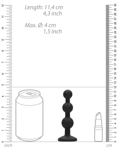 Schmuck Plug Beaded Diamond 9.5 x 2.5 cm – 4/8