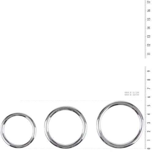 3er Set Cockrings Sinner Rings 40 bis 50mm – 3/3