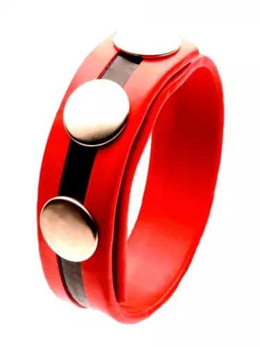 Penisring Rubber 3 Snaps Rot – 1/6
