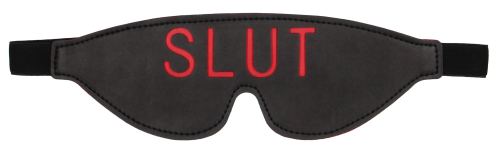 SM Slut Faux Leather Mask